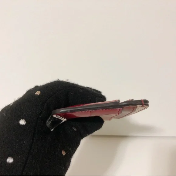 Authentic Chloe Embossed Calfskin Leather C Logo Card Case Card Holder - Picture 9 of 10